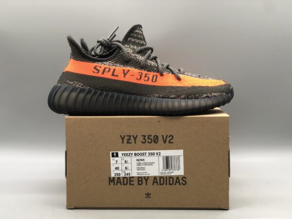 LW adidas originals Yeezy Boost 350 V2 Gray Orange 3.0 “Carbon Beluga