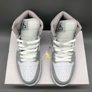 Air Jordan 1 Mid Light Smoke Grey 2