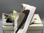 version of Travis Scott x Air Jordan 1 Low Golf “Olive” Barb 6.0 Golf