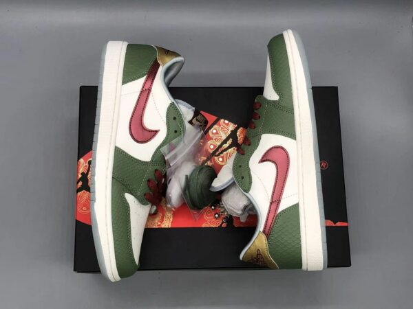 Air Jordan 1 Low Year of the Dragon Limited “White Green Red”