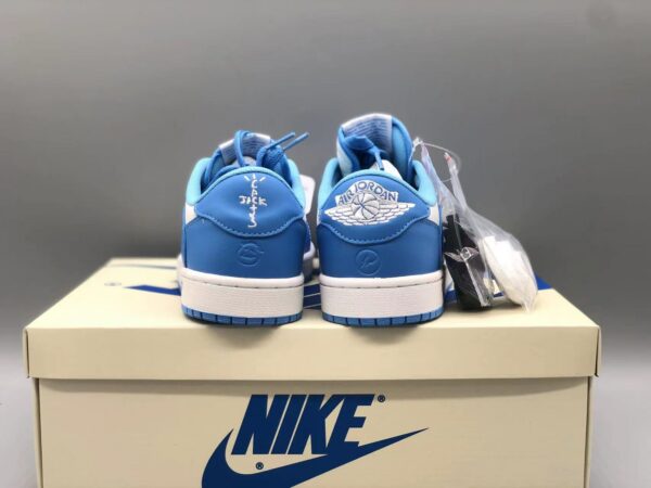 Travis Scott x Air Jordan 1 Barb TS joint version "North Carolina Blue"