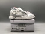 Travis Scott x Air Jordan 1 Barb TS joint version "White Gray"