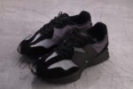 Black and gray New Bailun 327 series running shoes