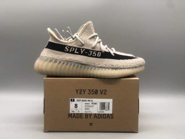 LW Yeezy Boost 350 V2 "Beige/Black" earthy brown black color scheme