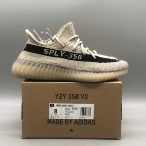 LW Yeezy Boost 350 V2 "Beige/Black" earthy brown black color scheme