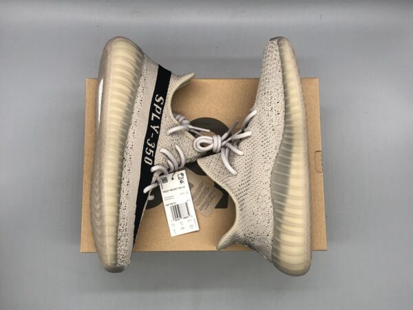 LW Yeezy Boost 350 V2 "Beige/Black" earthy brown black color scheme