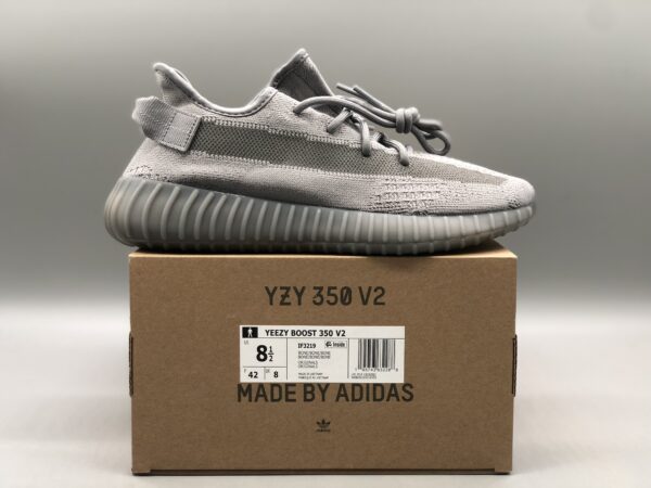 Adidas Origins Yeezy Boost 350 V2 wear-resistant, breathable, low cut gray