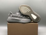 Adidas Origins Yeezy Boost 350 V2 wear-resistant, breathable, low cut gray