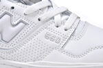 All white PB1 New Bailun 550 Retro Basketball Shoe