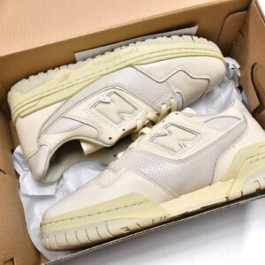 开心果色AR 新百伦550复古篮球鞋 BB550AR Auralee x New Balance 550 Ecru 01