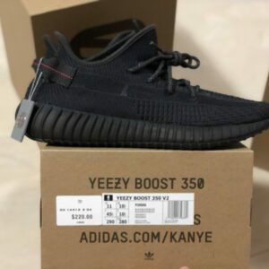 Adidas Origins Yeezy Boost 350 V2 Black Angel