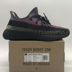 Adidas Origins Yeezy Boost 350 V2 Black Red "yechei"