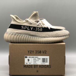 Yeezy Boost 350 V2 "Beige/Black" earth color scheme