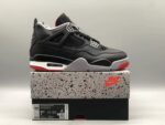 Air Jordan 4 “Bred Reimagined” leather black and red