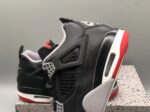 Air Jordan 4 “Bred Reimagined” leather black and red