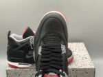 Air Jordan 4 “Bred Reimagined” leather black and red