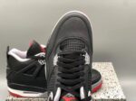 Air Jordan 4 “Bred Reimagined” leather black and red