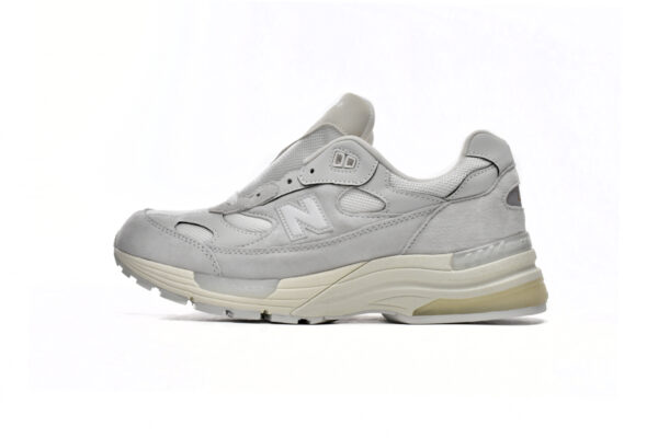 Grey white New Bailun NB992 series running shoes