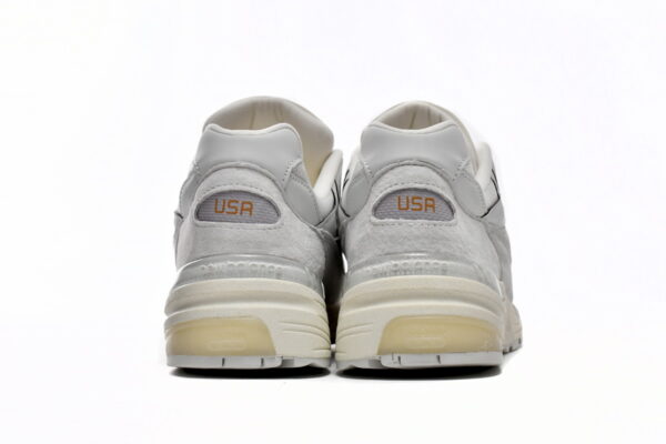 Grey white New Bailun NB992 series running shoes