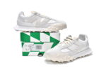 White executive version of the New Bailun XC-72 series running shoes