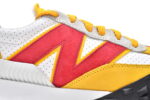 White, yellow, and red executive edition of the New Bailun XC-72 series running shoes