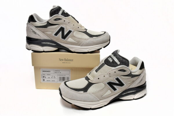 Beige New Bailun NB 990v3 Casual Running Shoes