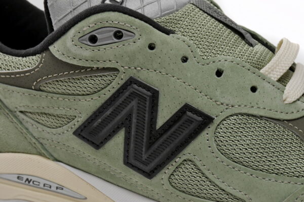 Grass green New Bailun NB 990v3 casual running shoes