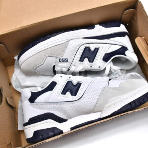 藏青WA1 新百伦550复古篮球鞋 BB550WA1 New Balance 550 White Navy 01