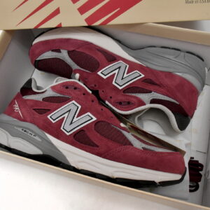 酒红 新百伦NB 990v3休闲跑步鞋 M990TF3 Teddy Santis x New Balance 990v3 Scarlet Marblehead 01