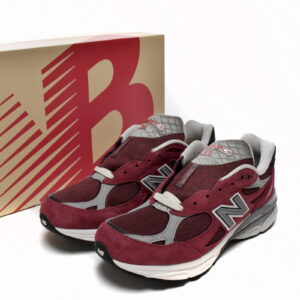 Wine Red New Bailun NB 990v3 Casual Running Shoes