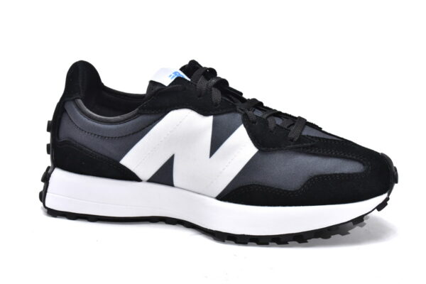 Black and white New Bailun 327 series running shoes