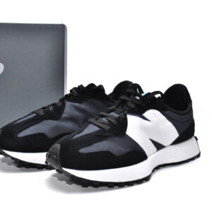 Black and white New Bailun 327 series running shoes