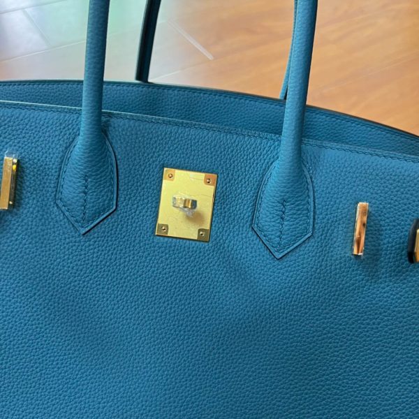 Birkin Size: 30 Cowboy Blue