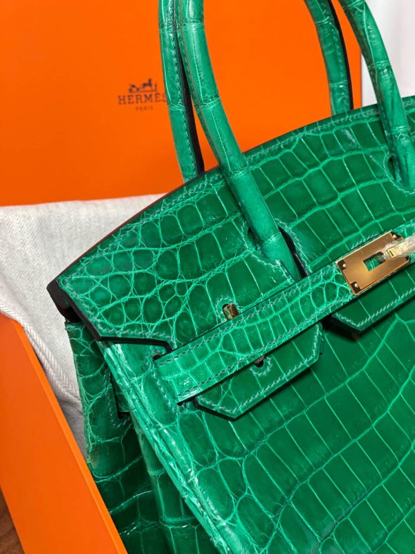 Birkin Ro Emerald Green Size: 30cm