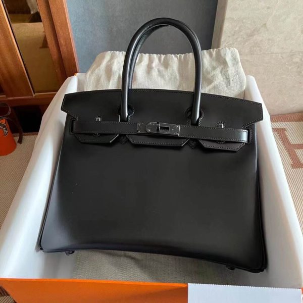 Birkin Box black black buckle ~